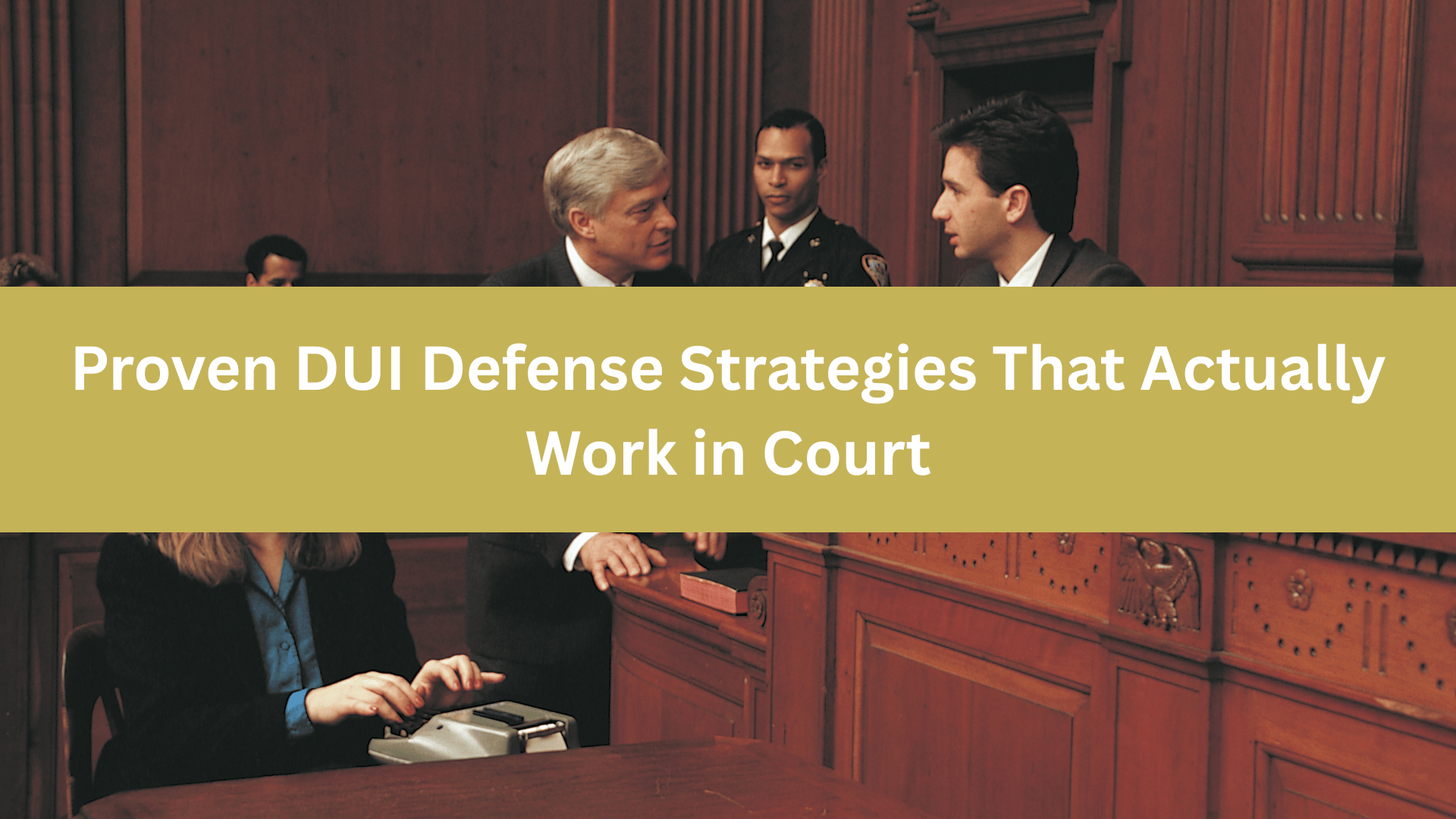 Proven DUI Defense Strategies That Actually Work in Court